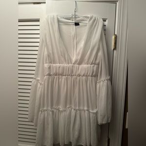 Shein white flowy boho dress. This is a size M with multiple layers. worn once